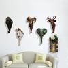 Vintage Stereo Animal Rack Resin Wall Coat Rack Wall Hook Home Wall Decoration Household Products