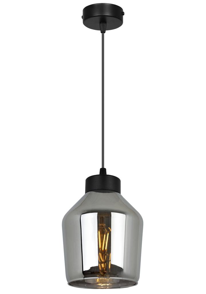 LAMPADA DA SOFFITTO MODERNA ED ELEGANTE CON PARALUME IN VETRO