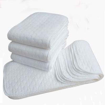 46*17CM Reusable Baby Cloth Diaper Nappy Liners Insert 3 Layers Cotton