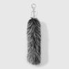 Fox Tail Keychain Irregular Car Keychain Bag Pendant Tail Animal Style Leopard Colored Keychain Cute Plush Keychain For Women