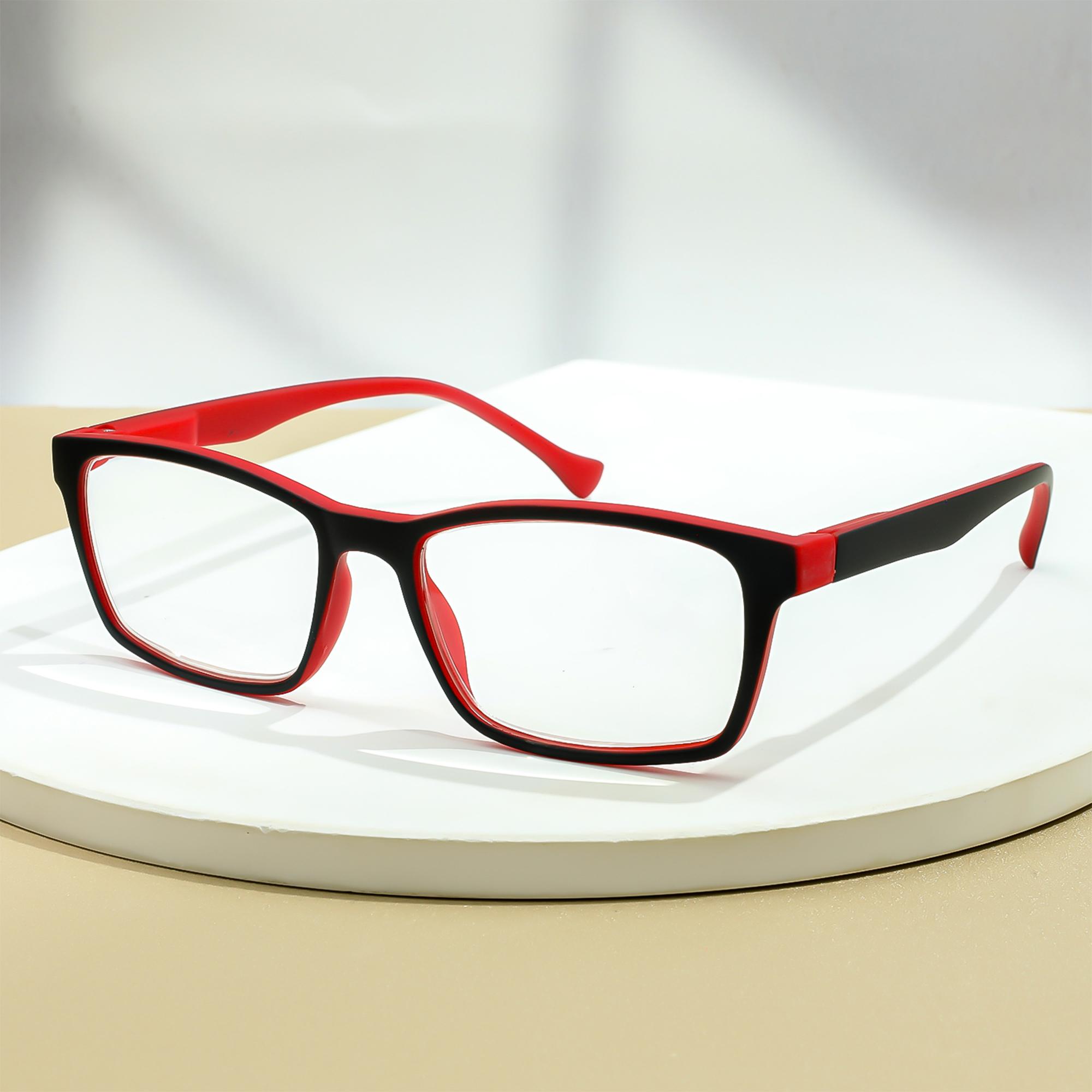 

Модные очки для чтения с функцией блокировки синего света и пружинными петлями для удобного ношения 2.5 красный