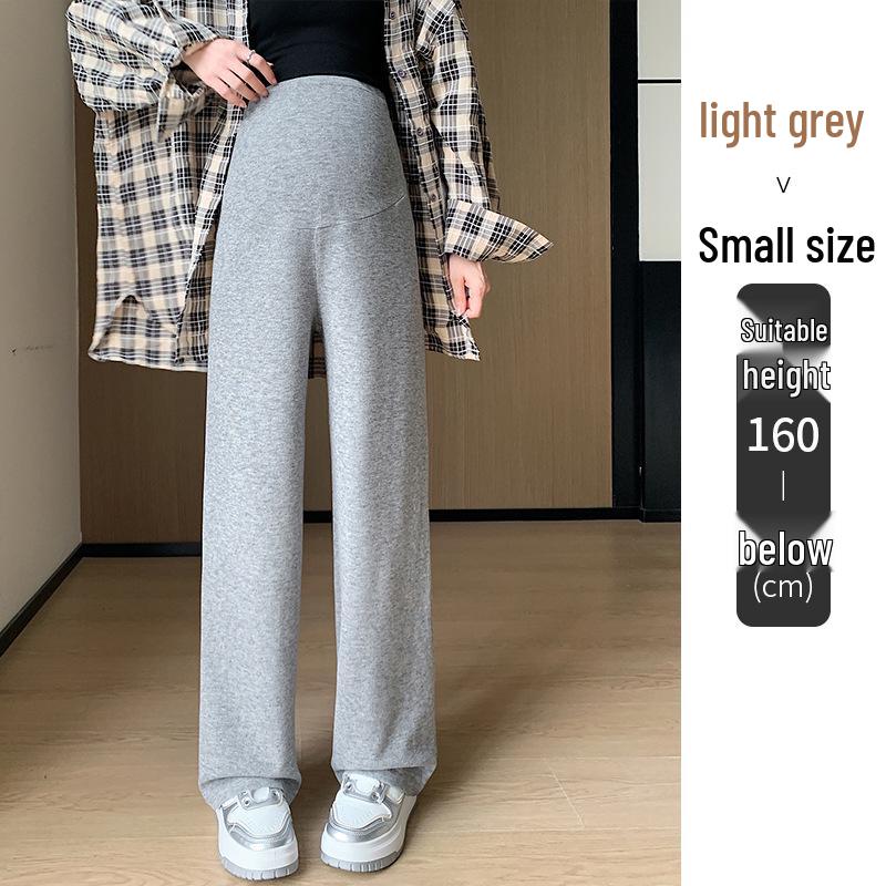 Autumn/Winter Maternity Wide Leg Pants – Adjustable for Pregnancy 2XL