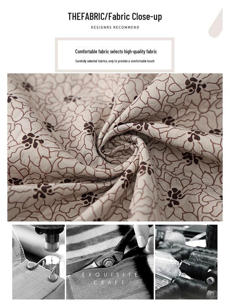 Spring Fashion Print Jacket for Middle-Aged Women 2025 - Trendy, Loose-Fit Design