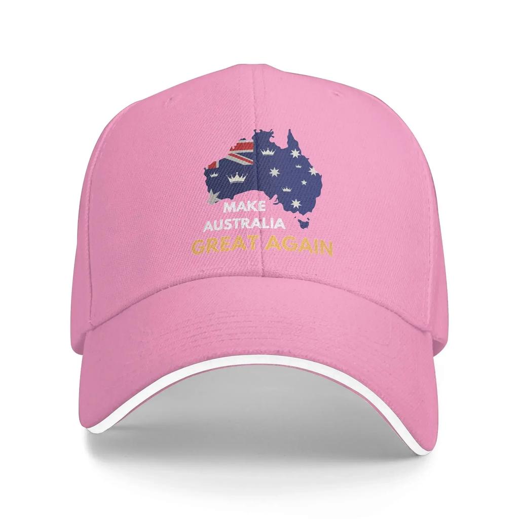 Make Australia Great Again MAGA Cap For Unisex Women Trendy Baseball Cap Kangaroo Sun Hat Golf Headewear Gift