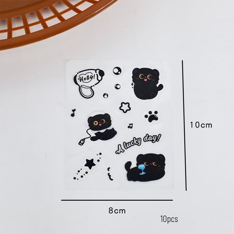 Ute 3D Stereo Student Sticker Kawaii Cartoon Ghost Animal Scrapbook Journal Sticker DIY Decor Camera Phone Stationery Sticker