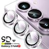 Diamentowy Metalowy Pierścień Szkło Ochronne Obiektywu Dla Samsung Galaxy Z Fold 7 Z Flip 7 Z Flip 7 FE HD Szkło Przeciwupadkowe Obiektywu Aparatu Telefonu