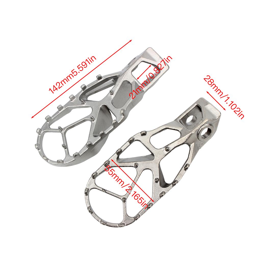 For KTM Motorcycle Foot Pegs Stainless Steel Pedal 125 150 250 SXF XC 350 450 2018 To 2024 Enduro Dirt Bike Modified Accessories