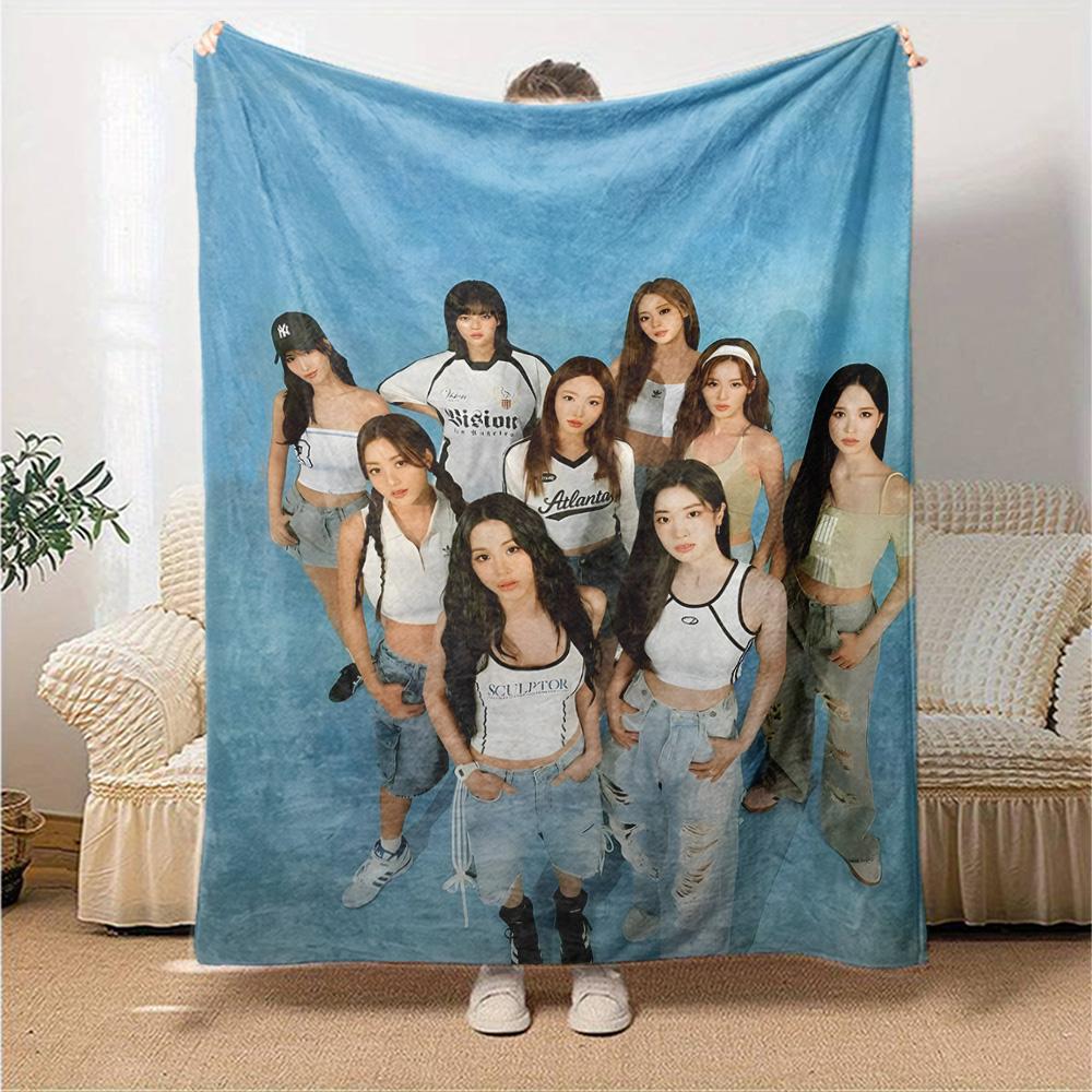 Twice Blanket Ultra-Soft Great for Office Couch Bed Four Seasons Multipurpose Warmthful Decor Ideal Gift For Birthday Valentine'S Day