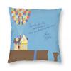Colourful House On Cliff Square Pillowcase Polyester Linen Velvet Printed Zip Decor Home Cushion Cover X