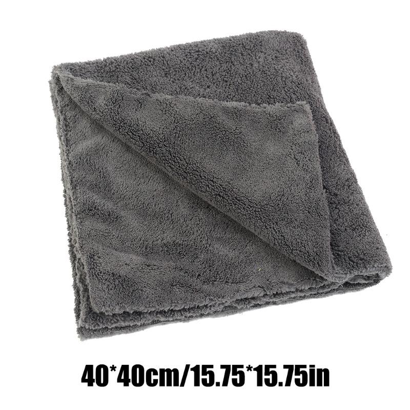 Coral Fleece Car Wash Towel Universal High Density Microfiber Cleaning Polishing Towel Car Care Home Use Cleaning Drying Cloth