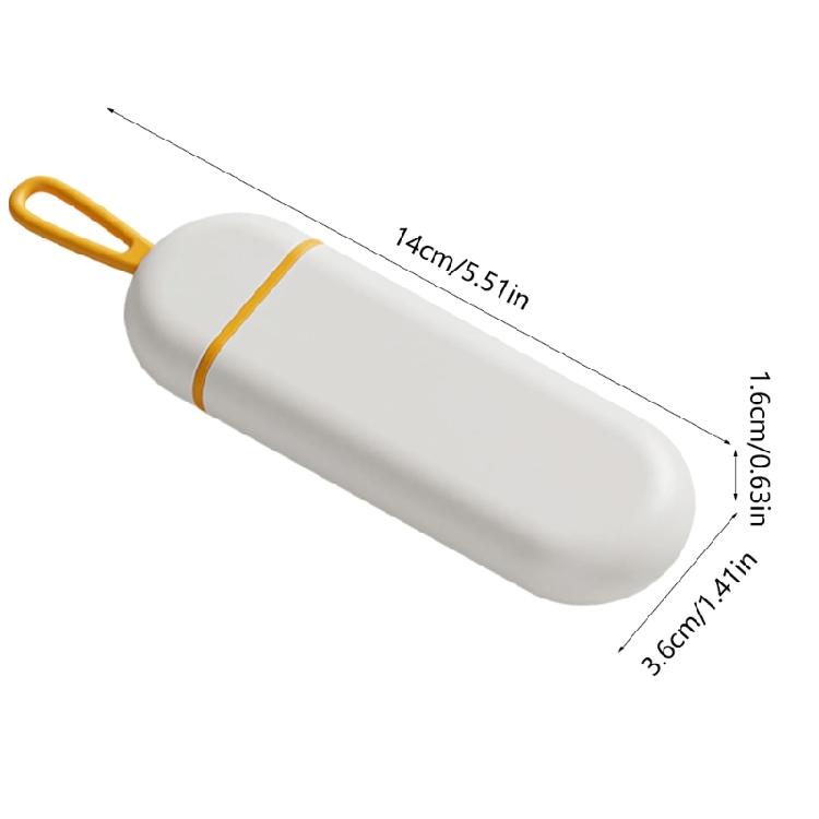 Pills Tablets Dispenser Travel Friendly Medication Organizer Medicine Holder Box