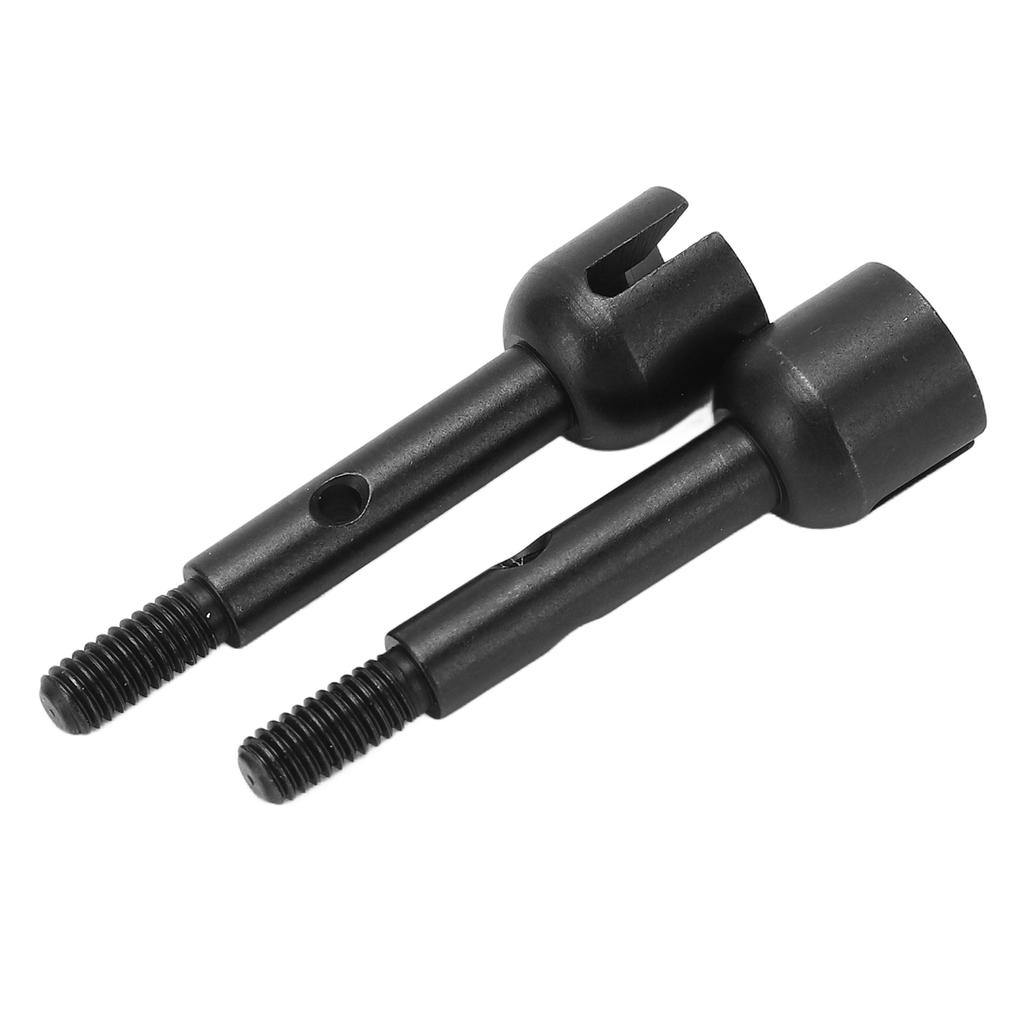 2 Stück RC Hinterradachse Eisen Reibungsreduzierung Hinterradantriebskupplung RC Zubehör für ZD Racing Schwarz