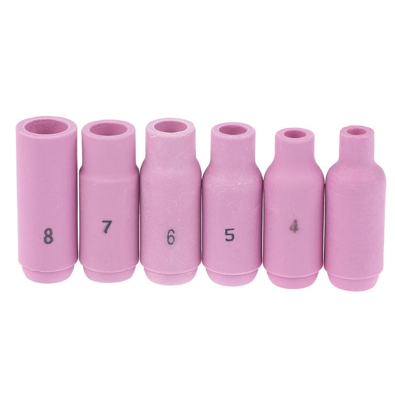 5Pcs 10N49/50 Plasma Cutting Ceramic Cups Alumina Nozzle Cups Tig Welding Large