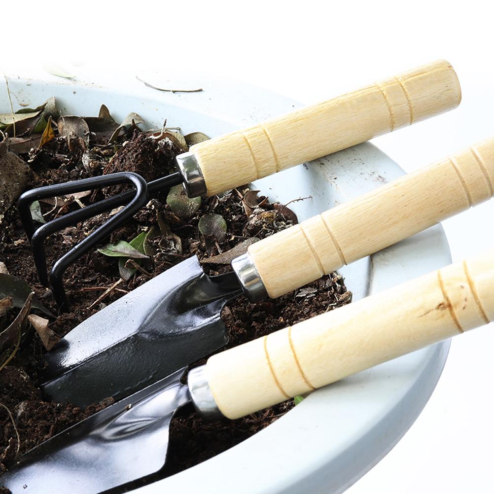 Mini Garden Tool Set 3PCS Small Iron Shovel Trowel Hand Tools for Planting