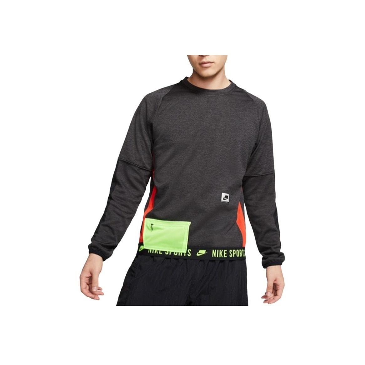 

Nike Американский ретро минималистский буквенный принт повседневный сплайсированный флисовый пуловер толстовка мужская толстовка черная BV3300-010 S