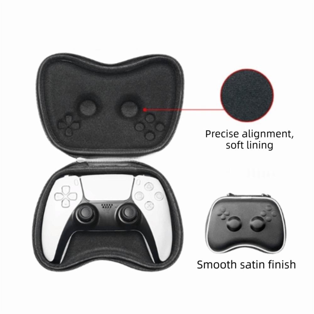 EVA Game Controller Case Protective Zipper Storage Bag for PS5/Xbox/Switch Pro Controller Storage