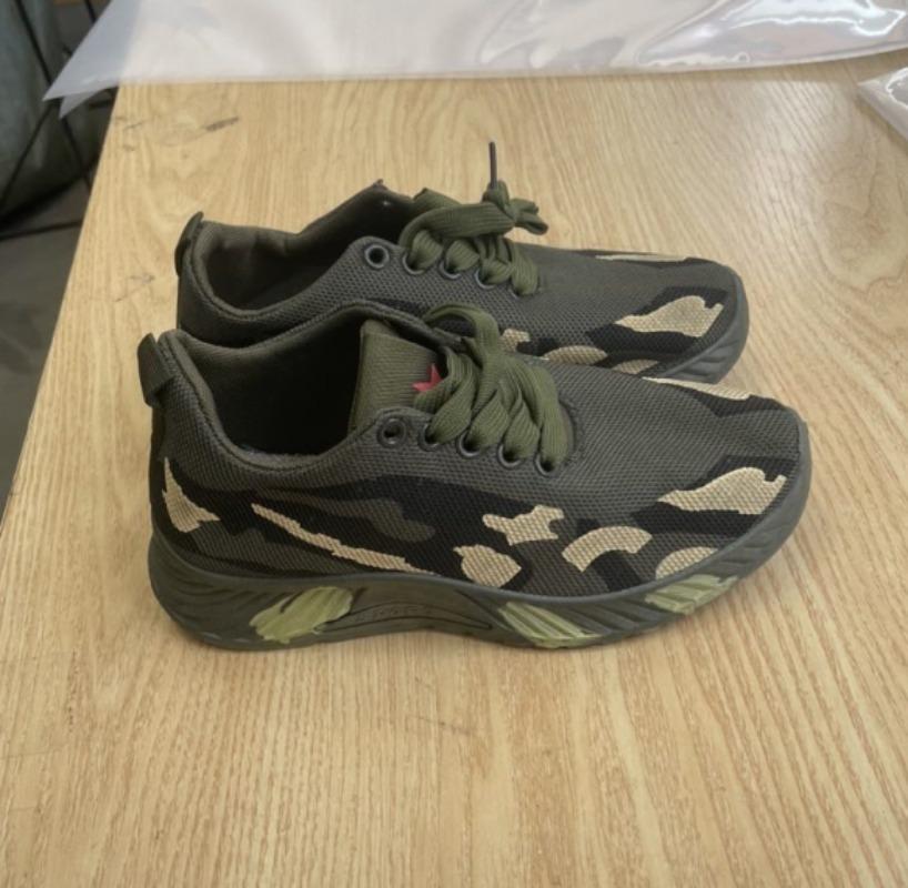 Fashion Camouflage Sports Shoes Men's Women's Non-slip Wear-resistant Breathable Outdoor Sports Lightweight Walking Shoes