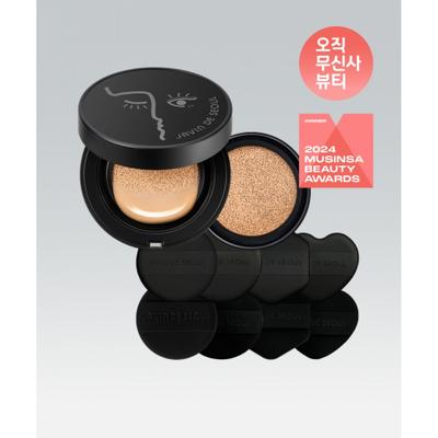 Javin De Seoul [original Product+refill+puff 8 Sheets] Wink Foundation Pact 15g