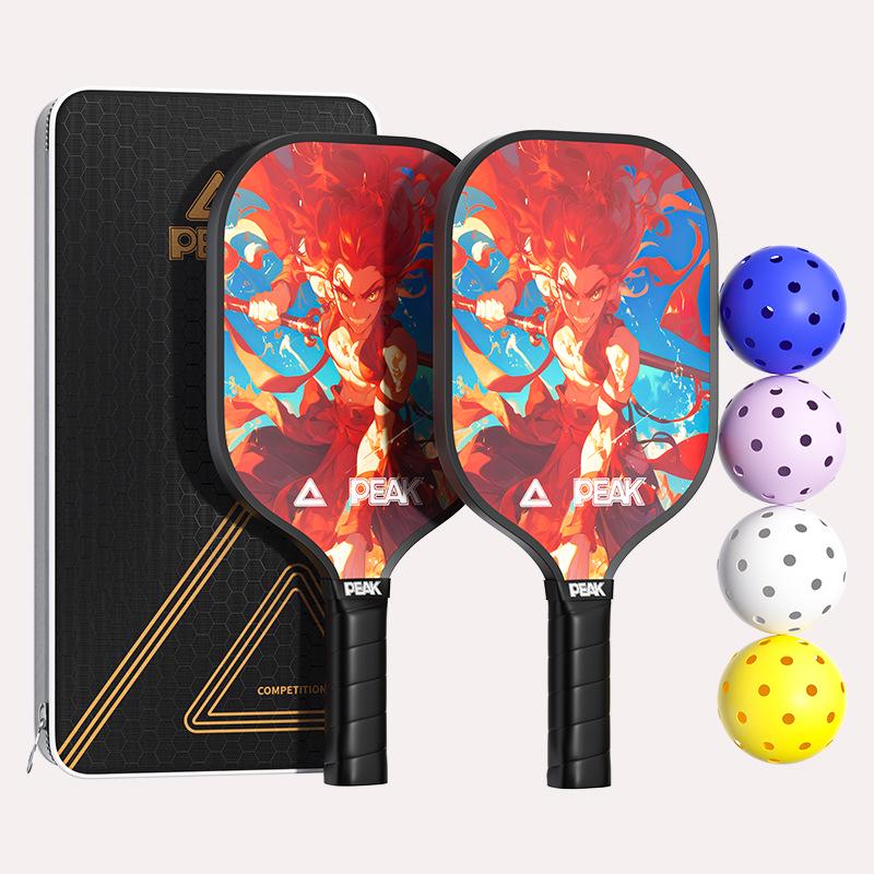 Peak Fiberglass Pickleball Racket for Adults & Kids - Professional Grade