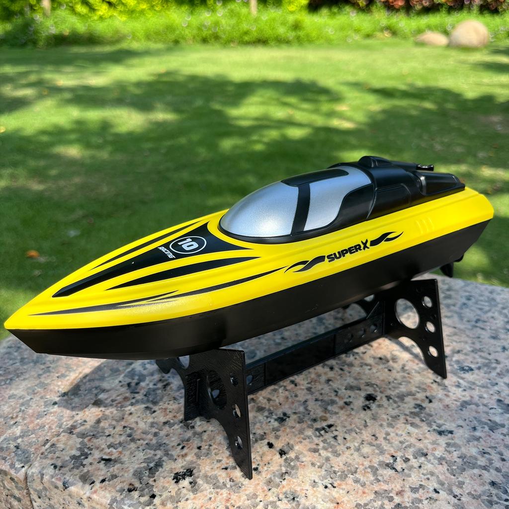 2.4GR boat remote control speedboat water skiing remote control boat dual motor power children's toy boat gift