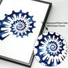 Nautical Navy Blue Sea Urchin Shell Starfish Octopus Turtle Poster Wall Art Print Canvas Painting Baby Bathroom Bedroom Decor