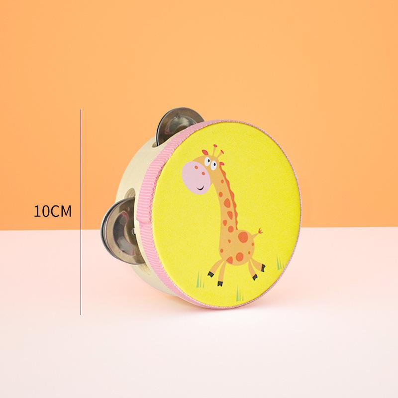 Wooden Tambourine for Early Childhood Music and Dance