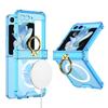 Suitable for Samsung Flip5 Mobile Phone Case Folding Screen Full Inclusive Airbag Wireless Charging Flip5 Shaft Ring Protection Case