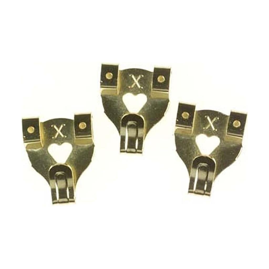 X Bildekroker Nr 3 Messingbelagt 20pk