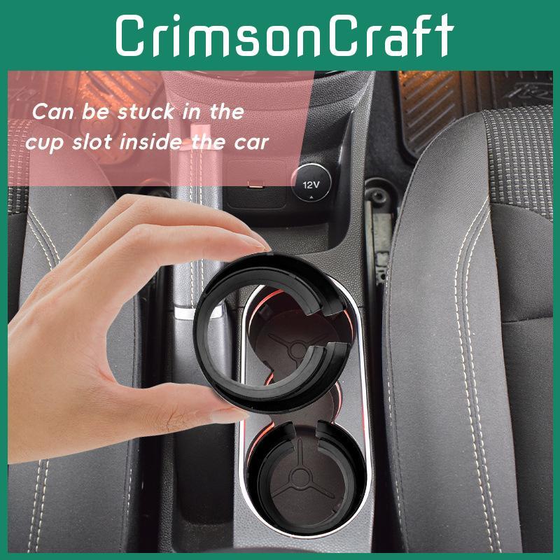 Black Car Small Cup Holder With Antislip And Leakproof Design For Vehicle Use