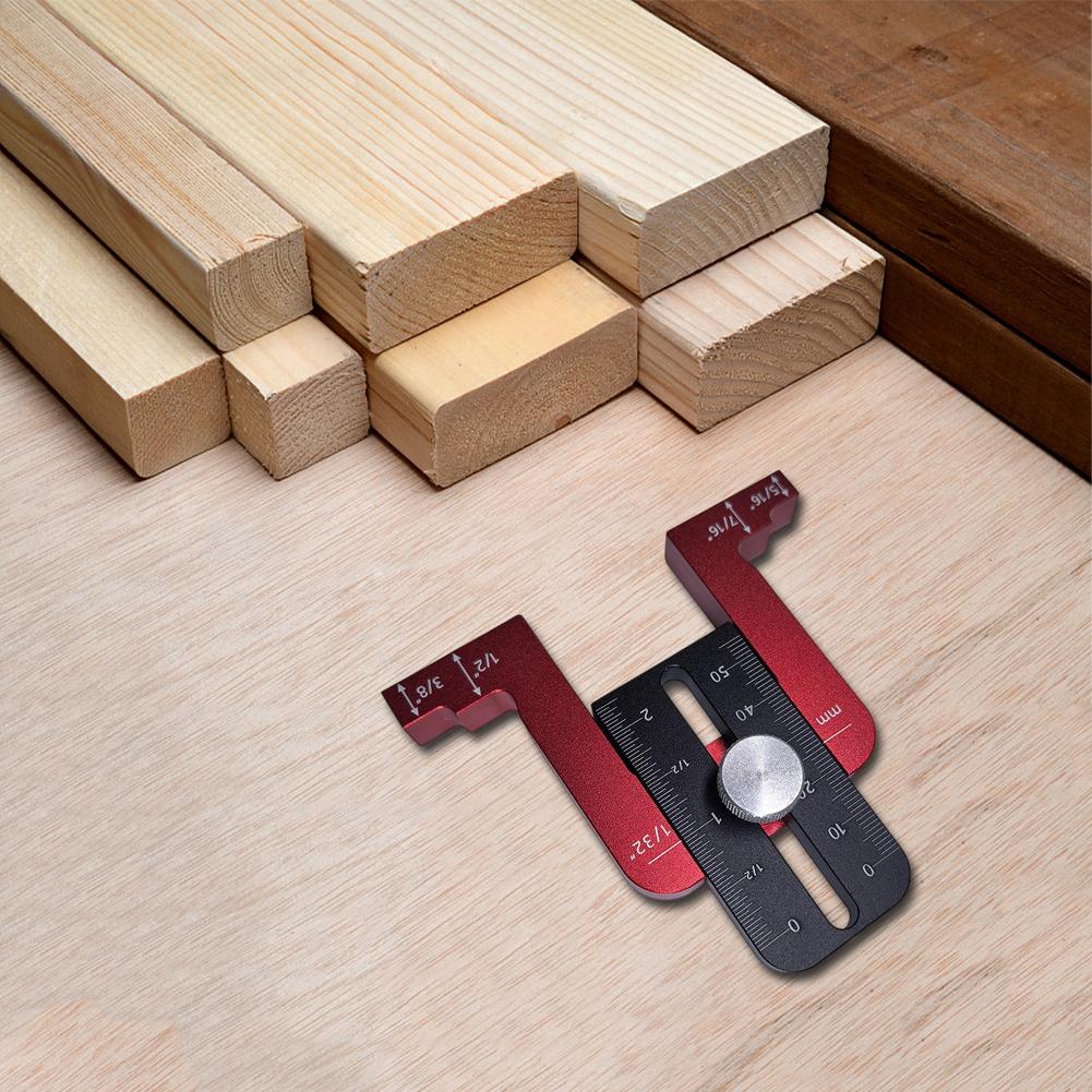 1pc Woodworking Height Gauge Adjustable Angles For Table Saw Circular Saw Routers Depth Height Gauge Accessories