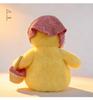 Yellow Duck Plush Toy with Scarf - Cute Little Doll Animal Figure, Perfect Birthday Gift Ornament