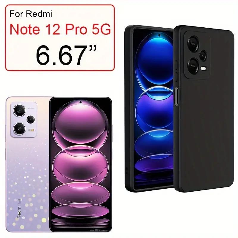 Liquid Silicone Case For Xiaomi Redmi 12 12C 13C Shockproof Case For Redmi Note 12 Pro Plus Note 12S 4G Note 12 5G 4G Note12 Pro+ 5G Phone Cover
