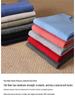 Men's Pure Wool Thickened Winter Pullover - Color Block Round Neck Cashmere Sweater
