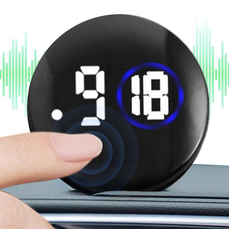 Clock For Car Dashboard Car Dashboard Stick On Clocks Multifunctional Analog Clock Watch Car Vent Clocks Watch Small Digital
