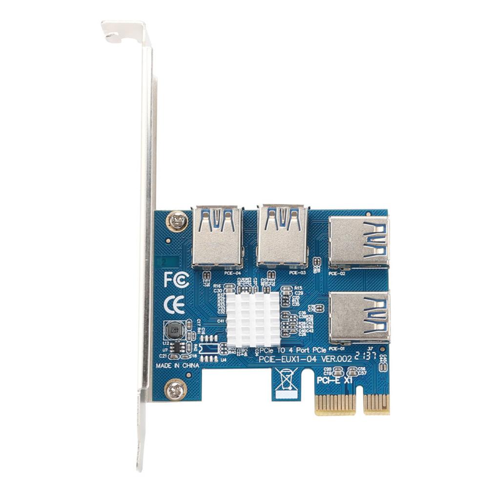 Pci External Adapter Buy 1 to 4 PCIE Splitter External USB 3.0 Adapter Port Converter PCI ...
