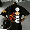 2026 Sommer Dragon Ball Retro Reines Baumwoll-Herren-T-Shirt Der Affenkönig Aufdruck Übergroßes Freizeit-Shirt Unisex Eltern-Kind-Anzug