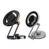 Magnetic Smartphone Stand Support Universal Foldable Mobile Phone Stand Bracket 360 Degree Rotating Lightweight Auto Accessories