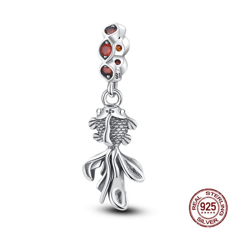 Fit Charms Fororiginal Bracelets And 3Mm Bracelets Cat Pendant Under The Mooncopper Jewelry Making For Women Gift