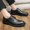 Footwear Oxfords Dress Brogue Classic Office Designer Business Formal Man Banquet Wedding Office Men's Wingtip Boos Derby Shoes