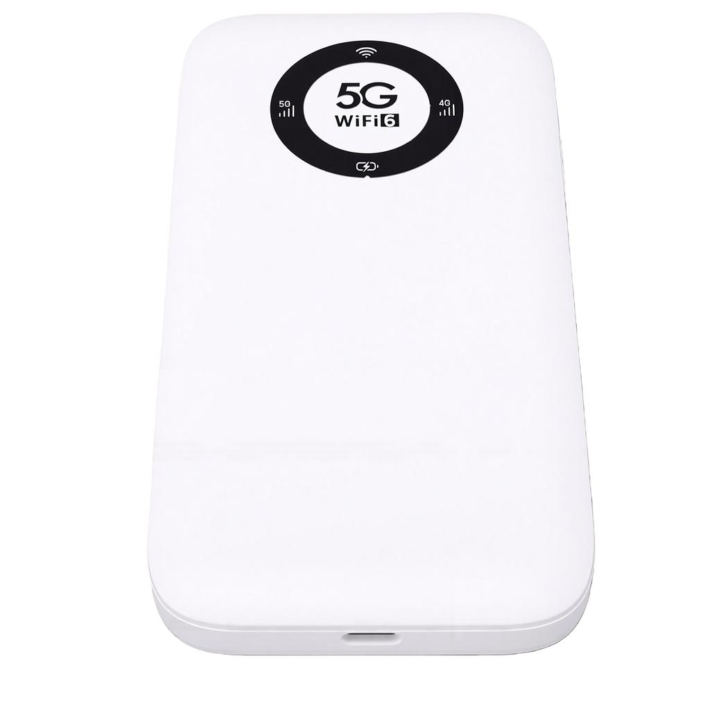 5G Mobile Hotspot 6000mAh 2Gbps High Speed Dual Band 2.4GHz 5GHz Portable WiFi 6 Router for Travel RVs Business Remote