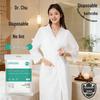 Individually Packaged Disposable Thickened Bathrobe for Travel & Hotel Use - Women's Pajamas Robe