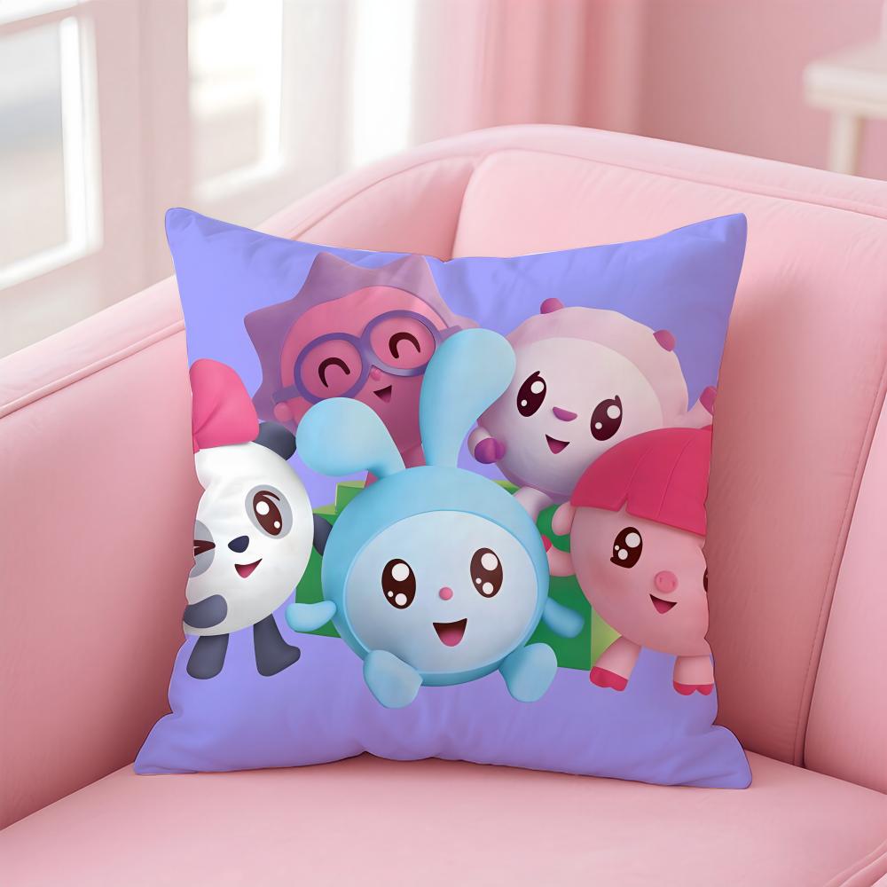 

Cute Ukrainian Cartoon BBabyRiki Cushion Cover Pillow Case Soft Skin Friendly Fabric Concealed Zipper 30X30cm
