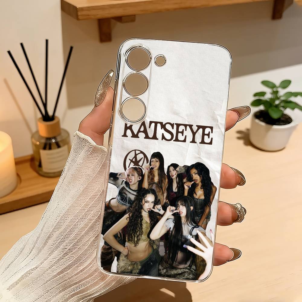 Hot Music K-KATSEYE Phone Case For Samsung A10 A12 A31 A40 A70 Transparent Cover