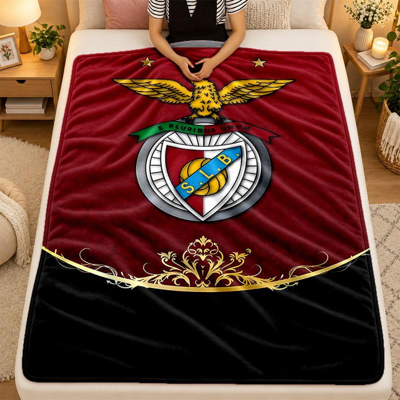 Flannel BlanketBenfica Warm Soft Throw Blanket for Indoor Sofa Bed Living Room Use