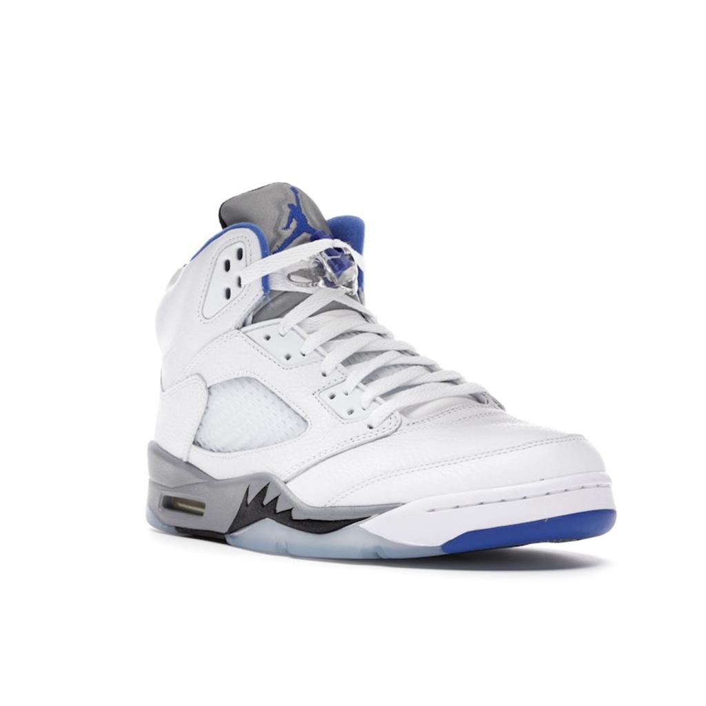 Air Jordan 5 Retro Stealth 2.0 Men Sneakers White Black Hyper-Royal DD0587-140