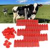 100Sets Numbered Cattle Ear Tags Accurate Livestock Identification Card For Cow Pig Sheep