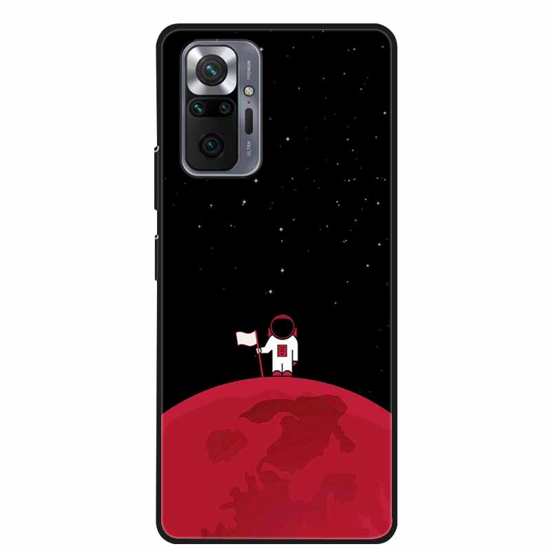 Per Xiaomi Redmi Note 10 Pro Custodia Moda Morbido Silicone Cover per Telefono per Redmi Note10 Pro Max Coque M2101K6G Paraurti Cool Funda