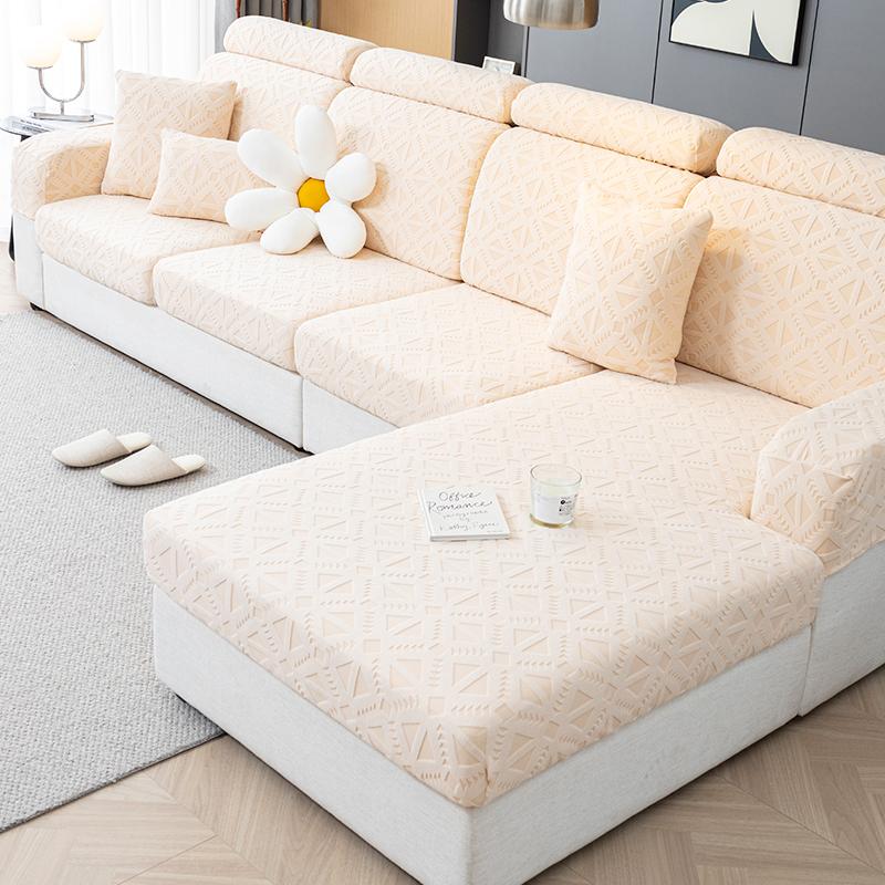Pokrowiec na sofę Jacquard Velvet Stretch Uniwersalny pokrowiec Uniwersalny pokrowiec na sofę antypoślizgowy Nowa sofa
