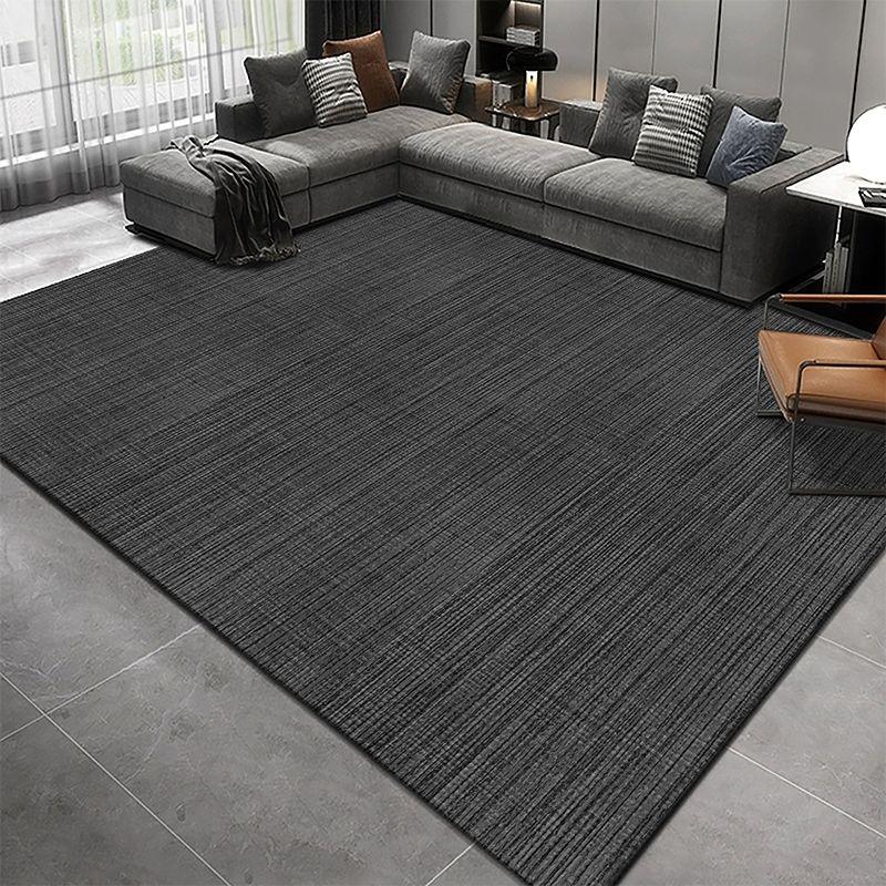 Modern Black Non-slip Bedroom Carpet Room Decoration Aesthetic Nordic Simple Style LIVE ROOM RUG Washable Coffee Tables Mat