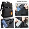 Men's Trendy Casual Travel Backpack - Solid Color, Cool Design, Business & Computer Bag